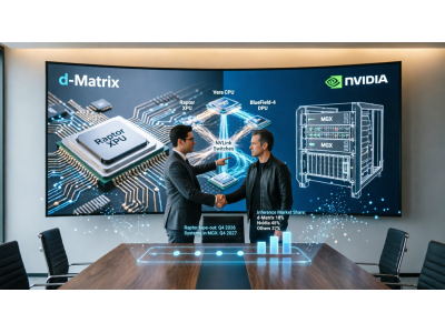 d-Matrix интегрирует свои ИИ-чипы непосредственно в серверную инфраструктуру Nvidia