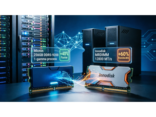 Micron 256 ГБ DDR5‑9200 и Innodisk 12800 MT/s MRDIMM — новые модули для AI‑серверов