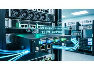 MikroTik CRS804 DDQ: доступный 400G коммутатор для ИИ-кластеров и Edge-вычислений