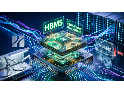 Samsung HBM5 на 2‑нм техпроцессе: на 50% быстрее HBM4E для ИИ-ускорителей