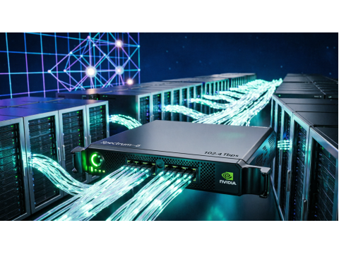 NVIDIA Spectrum‑6: 102.4 Тбит/с и 95% эффективности для ИИ‑кластеров с сотнями тысяч GPU