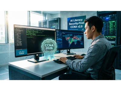 Cisco CCNA 2026: масштабное обновление — AI Literacy, security-first и вдвое больше практики
