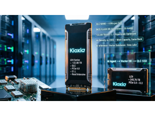 Kioxia расширяет линейку ёмких QLC SSD для гипермасштабируемых дата-центров