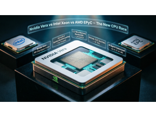 Nvidia Vera: новый процессор для ИИ-агентов начинает конкурировать с Intel и AMD