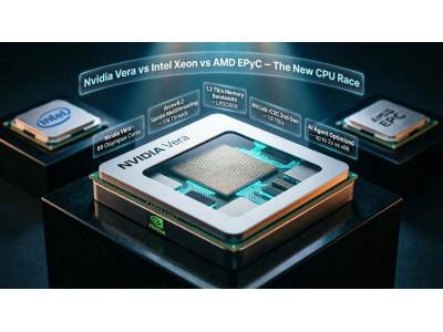 Nvidia Vera: новый процессор для ИИ-агентов начинает конкурировать с Intel и AMD