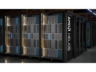 AMD представила открытую архитектуру AI-стоек Helion с десятками тысяч CPU-ядер