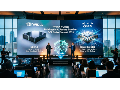 NVIDIA и Cisco представили масштабные обновления сетевой инфраструктуры и платформ для ИИ