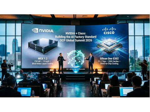 NVIDIA и Cisco представили масштабные обновления сетевой инфраструктуры и платформ для ИИ