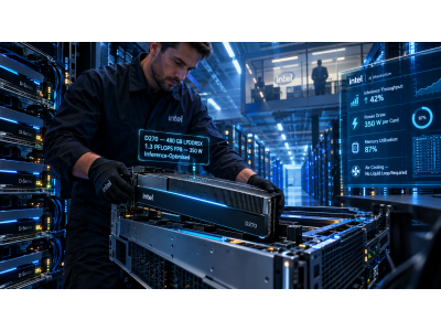 Intel раскрыла название и технические характеристики своего нового ускорителя для инференса — Intel GPU D-Series