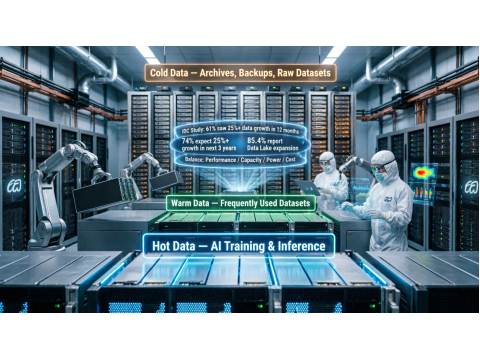 Western Digital: объёмы данных для ИИ продолжают расти