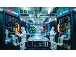 AMD всё активнее конкурирует с Intel на рынке серверных CPU и переходит к AI-платформам