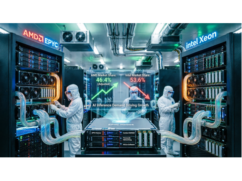 AMD всё активнее конкурирует с Intel на рынке серверных CPU и переходит к AI-платформам