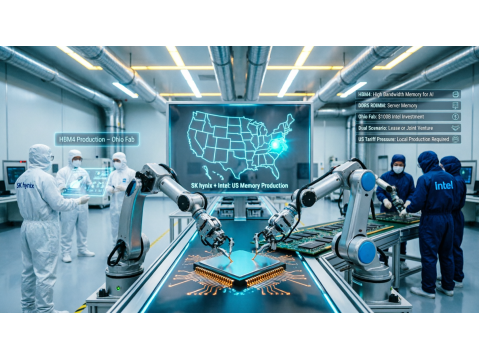 SK hynix может начать выпуск памяти в США совместно с Intel