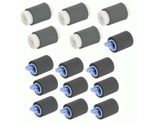Комплект роликов (для лотков 2,3,4,5,6) HP LJ P4014/P4015/P4515 (10шт RM1-0037 + 5шт RM1-0036) (CB506-67904)