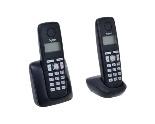 Телефон Gigaset A120 Duo Black (DECT, две трубки)