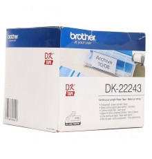 Бумажная клеящаяся лента Brother DK22243 (белая, ширина 102 мм)                                                                                                                                                                                           
