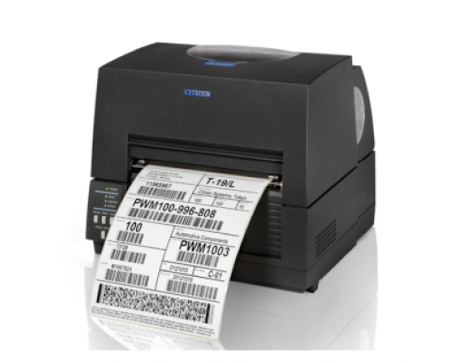 Принтер TT Citizen CL-S6621 (ширина печати 168 мм), 200 dpi, серый, RS232, USB