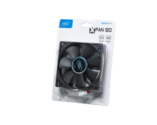 Вентилятор Deepcool XFAN 120 120x120x25mm 3-pin 4-pin (Molex)24dB 180gr Ret