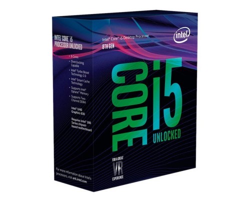 Боксовый процессор CPU Intel Socket 1151 Core I5-8600K (3.60Ghz/9Mb) BOX