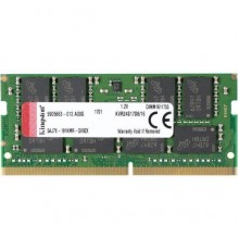 Модуль памяти SODIMM DDR4 16GB PC4-19200 Kingston KVR24S17D8/16 CL17                                                                                                                                                                                      