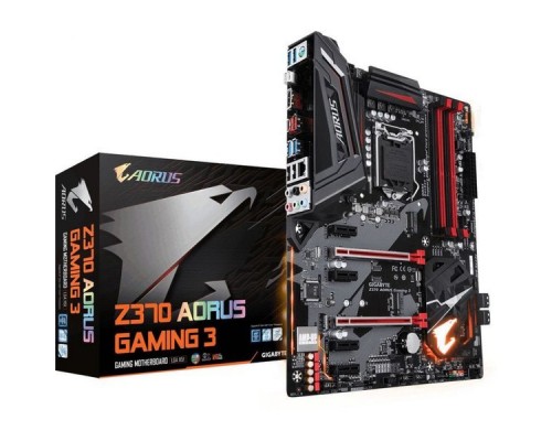 Материнская плата Gigabyte Z370 AORUS Gaming 3 S1151 Z3702xPCI-E HDMI GbLAN SATA RAID ATX 4DDR4 (RTL