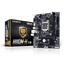 Материнская плата Gigabyte GA-H110M-H S1151 H110 PCI-E Dsub+HDMI GbLAN SATA  MicroATX 2DDR4 (RTL)                                                                                                                                                         