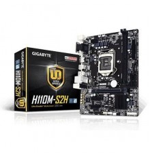 Материнская плата GA-H110M-S2H, Socket 1151, Intel®H110, 2xDDR4-2133, D-SUB+DVI-D+HDMI, 1xPCI-Ex16, 2xPCI-Ex1, 4xSATA3, 8 Ch Audio, GLan, (4+4)xUSB2.0, (2+2)xUSB3.0, 2xPS/2, mATX, RTL                                                                   