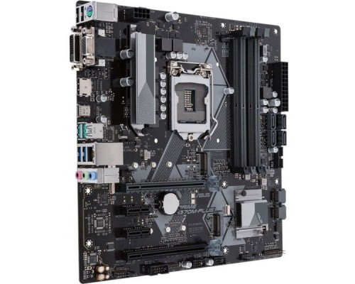 Материнская плата ASUS PRIME H370M-PLUS S1151 H370 2xPCI-E Dsub+DVI+HDMI GbLAN SATA RAID MicroATX 4DDR4