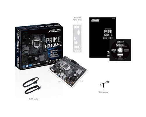 Материнская плата ASUS PRIME H310M-E S1151 H310 PCI-E Dsub+HDMI GbLAN SATA MicroATX  2DDR4 (RTL)