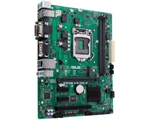 Материнская плата ASUS PRIME H310M-C S1151 H310 PCI-E Dsub+DVI GbLAN SATA Micro-ATX 2DDR4 (RTL)