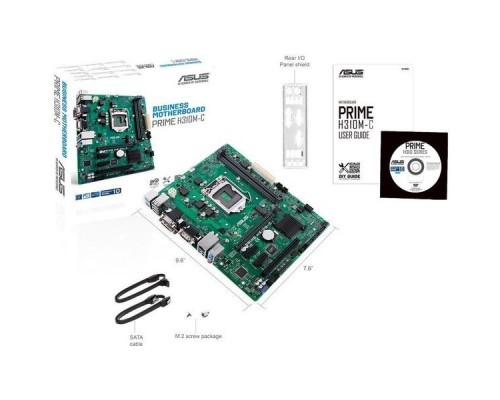 Материнская плата ASUS PRIME H310M-C S1151 H310 PCI-E Dsub+DVI GbLAN SATA Micro-ATX 2DDR4 (RTL)