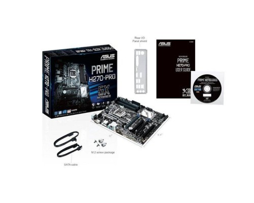 Материнская плата ASUS PRIME H270-PRO S1151 H270 2xPCI-E Dsub+DVI+HDMI GbLAN SATA RAID ATX 4DDR4 (RTL)