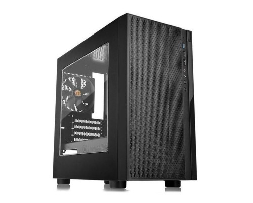 Корпус Thermaltake Versa H18 Window черный без БП mATX 2xUSB2.0 1xUSB3.0 audio bott PSU