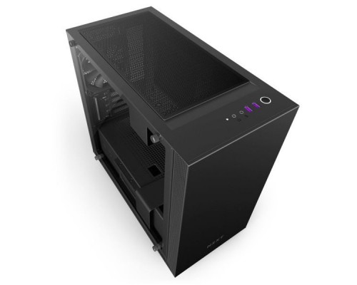 Корпус H400i Smart CA-H400W-BB  mATX case  (matte black/blask)