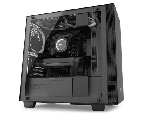 Корпус H400i Smart CA-H400W-BB  mATX case  (matte black/blask)