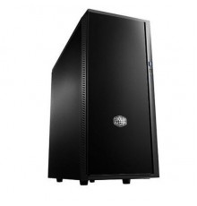 Корпус Silencio 452 (SIL-452-KKN1) без БП, черный, с шумозащитой, ATX/mATX, съёмная корзина HDD, матовая дверца, размеры 190x449x497мм, отсеки: 2 внешних 5.25