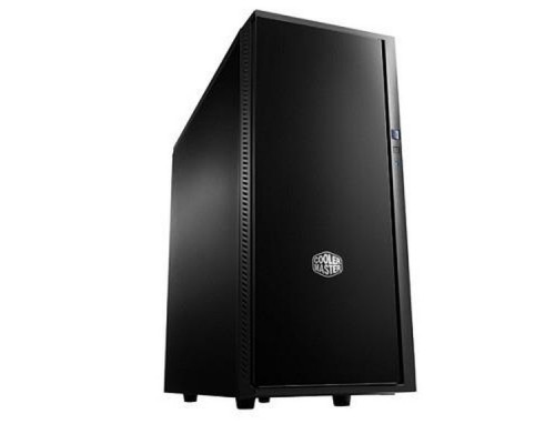 Корпус Silencio 452 (SIL-452-KKN1) без БП, черный, с шумозащитой, ATX/mATX, съёмная корзина HDD, матовая дверца, размеры 190x449x497мм, отсеки: 2 внешних 5.25