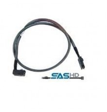 Кабель Adaptec ACK-I-rA-HDmSAS-mSAS-0.8M (2280200-R),  INT SFF8643 угловой -to- SFF8087 (MiniSAS HD угловой -to- MiniSAS internal cable) 80cm                                                                                                             