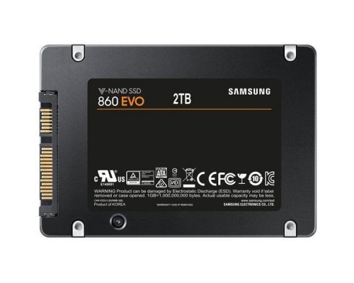 Накопитель SSD 2.0 Tb SATA-III Samsung 860 EVO  MZ-76E2T0BW 2.5