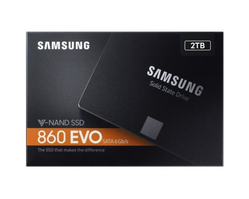 Накопитель SSD 2.0 Tb SATA-III Samsung 860 EVO  MZ-76E2T0BW 2.5