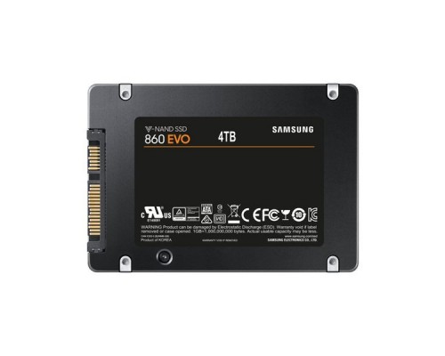 Накопитель SSD 4.0 Tb SATA-III Samsung 860 EVO MZ-76E4T0BW 2.5