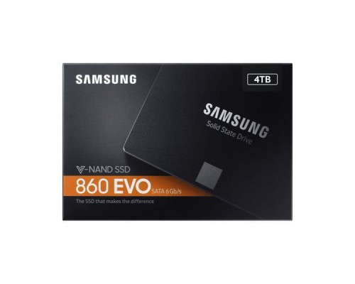 Накопитель SSD 4.0 Tb SATA-III Samsung 860 EVO MZ-76E4T0BW 2.5