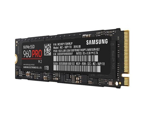 Накопитель SSD 1.0 Tb M.2 2280 Samsung 960 PRO MZ-V6P1T0BW 3D MLC NVMe (PCI-Ex)