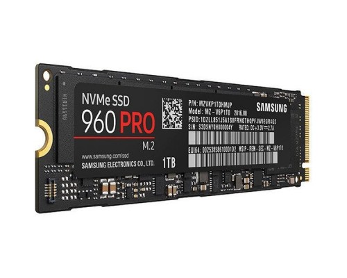 Накопитель SSD 1.0 Tb M.2 2280 Samsung 960 PRO MZ-V6P1T0BW 3D MLC NVMe (PCI-Ex)