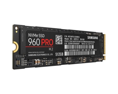 Накопитель SSD 512 Gb M.2 2280 Samsung 960 PRO MZ-V6P512BW 3D MLC NVMe 1.2 (PCI-Ex)