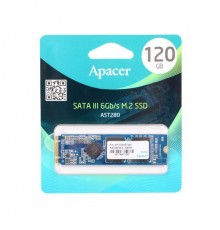 Жесткий диск SSD M.2 2280 120GB Apacer AST280 Client SSD AP120GAST280-1 SATA 6Gb/s, 500/470, MTBF 2M, TLC, Retail (914095)                                                                                                                                