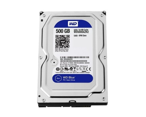 Жесткий диск  500 Gb SATA-III WD Blue WD5000AZRZ 5400rpm 64Mb