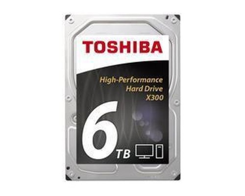 Жесткий диск SATA 6TB 7200RPM 6GB/S 128MB HDWE160UZSVA TOSHIBA