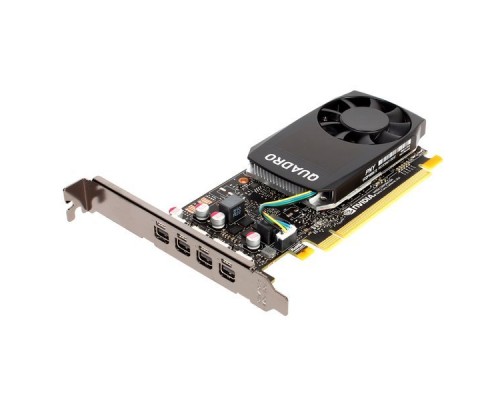 Видеокарта NVIDIA Quadro P1000 (VCQP1000BLK-1) PCI-E 3.0, 4GB, 4xMini DisplayPort, OEM
