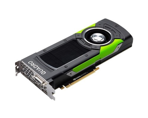 Видеокарта NVIDIA Quadro P6000 (VCQP6000-PB) GDDR5X 24GB,PCIEX16, DVI, 4xDisplayPort, DirectX 12, OpenGL 4.5, RTL